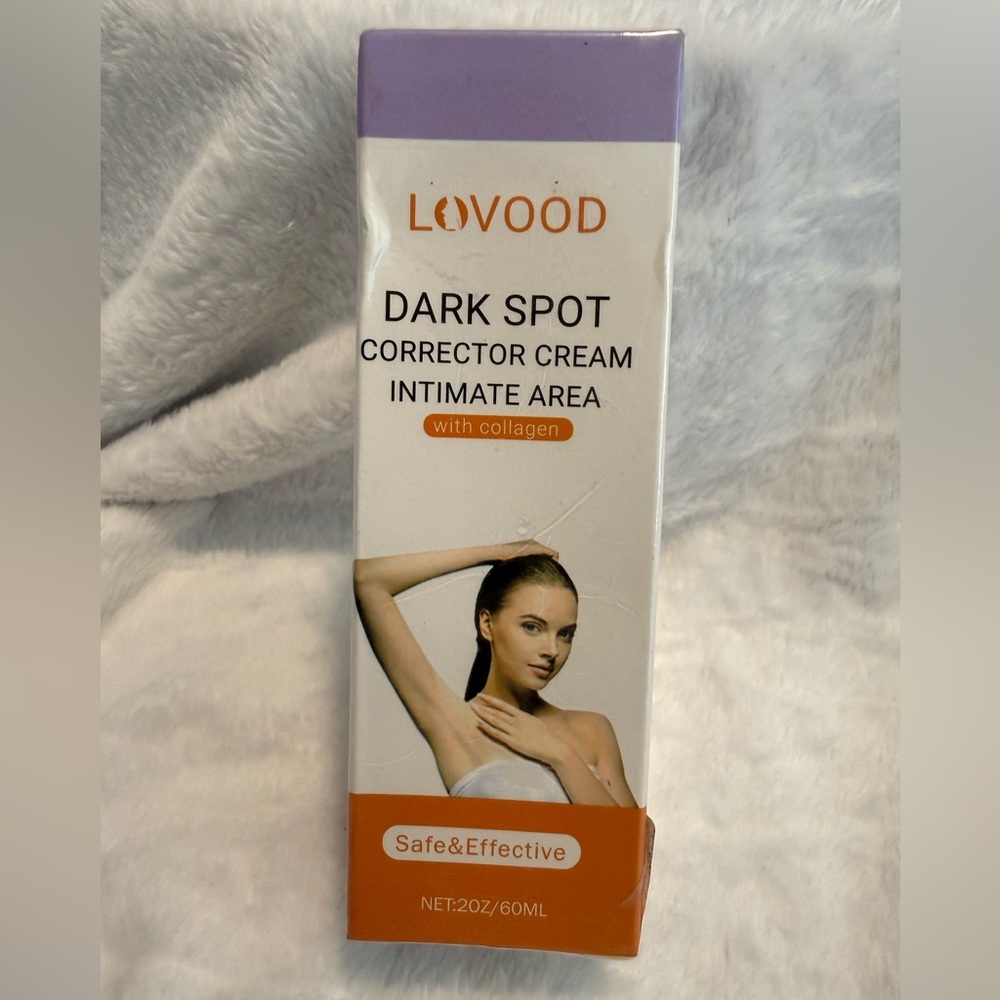 Dark spot corrector cream for intimate areas with collagen